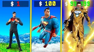 $1 SUPERMAN to $1,000,000,000 SUPERMAN in GTA 5