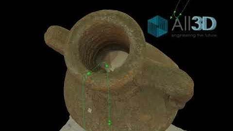 PointCloud of an vase using Photogrammetry