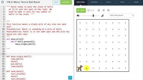 Karel Algorithm Example - Python