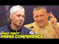 Tyson fury vs oleksandr usyk  full post fight press conference  fury vs usyk