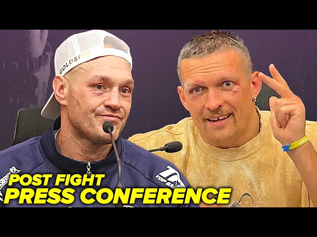 Tyson Fury vs Oleksandr Usyk • Full Post Fight Press Conference Video • Fury vs Usyk class=