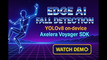 Edge AI Fall Detection — Real-Time YOLOv8 on Axelera Voyager