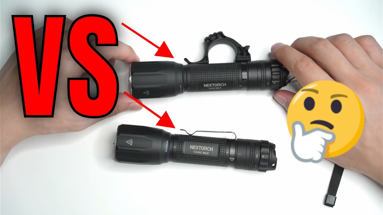 Nextorch TA30 Max vs Nextorch TA30C Max: Which of these tactical  flashlights is best for you?