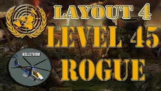 "War Commander" How to Farm Level 45 Rogue Layout 4 with "Hellstorms"