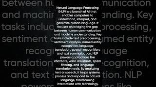 NLP#aibasictalks#NLPExplained#A#MachineLearning #TechSimplified#AIForEveryone #TechShorts#ai#chatbot