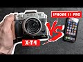 Fujifilm X-T4 против iPhone 11 Pro | Low light comparison