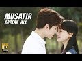 MUSAFIR Video Song Atif Aslam  || KOREAN MIX || Sweetiee Weds NRI