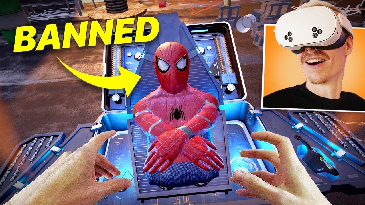 Playing The BANNED Spider Man VR Game