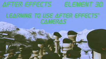 After Effects || Element 3D - How to use After Effects
