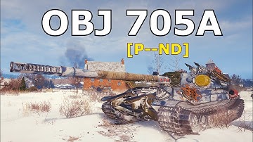 World of Tanks Object 705A - 3 Kills 10,7K Damage