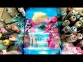 Advanced tutorial  cherry trees by waterfalls  spray paint art by skech