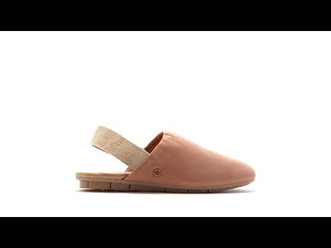 born chulu leather sling flats