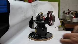 Robinson Patent Hot Air Engine test run