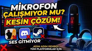 Mikrofon Ses Gitmiyor (Kesin Çözüm) | CS2, Discord, PC 2026