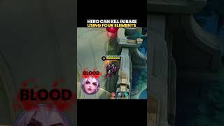 HERO CAN KILL IN BASE USING FOUR ELEMENTS