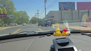 Manheim township PA SUV patrol 51-?'s and undercover cop car At a police stop in Lancaster city pA