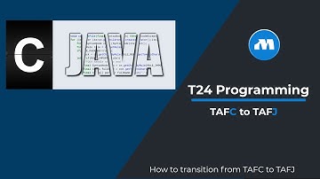 How to transition from TAFC to TAFJ | Temenos T24 (Transact) programming Tutorial