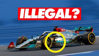 Are Mercedes Sidepods Legal?