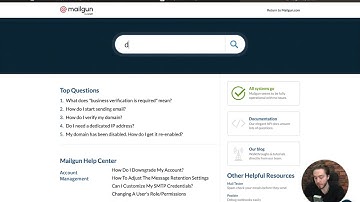 White label – Mailgun connection