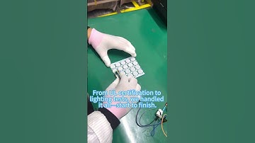 UL Certified Aluminum PCB LED Board｜Production & Lighting Test #pcb #factory #led #newshorts