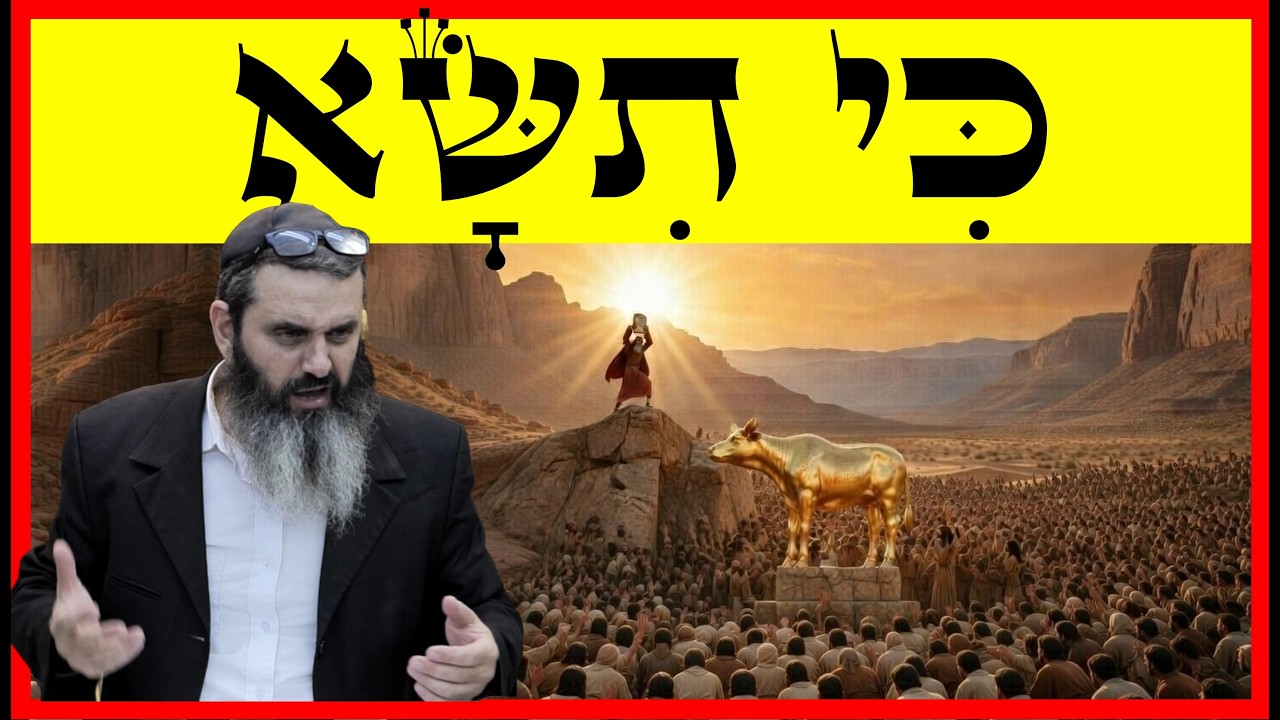 כי תשא - פרשת השבוע כי תשא - ✨🐂🔥👥👥👥 - הרב אהרון זאב שצמן