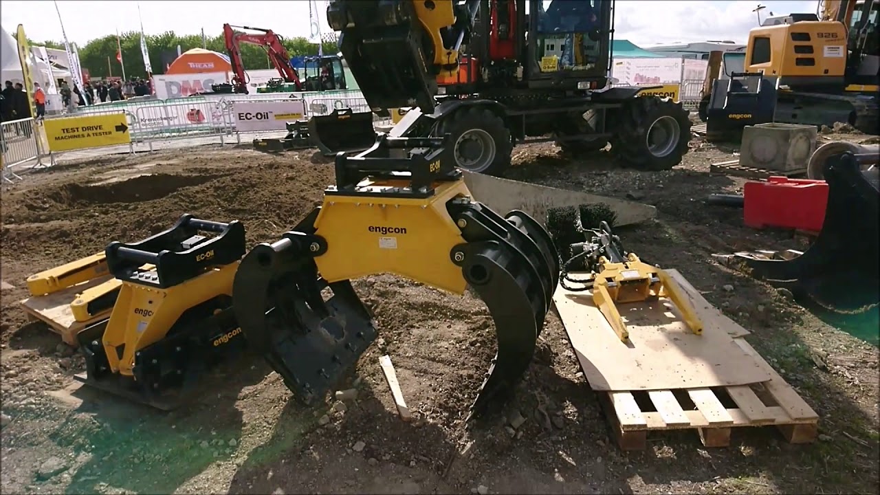 Навесное оборудование на экскаваторы - YouTube