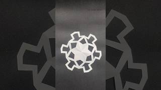 How to make snowflake ❄️ #snowflakes #diy #cristmasdecor #christmascrafts #craft #art