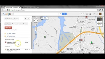 Deleting Google Maps from My Places