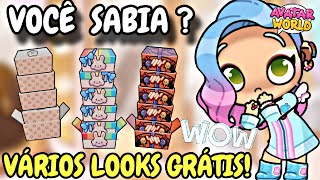 LIBERADO!😲 VÁRIAS ROUPAS GRÁTIS NO AVATAR WORLD! PAZU GAMES - YouTube