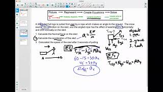 Using Net Force Equations to Solve Problems