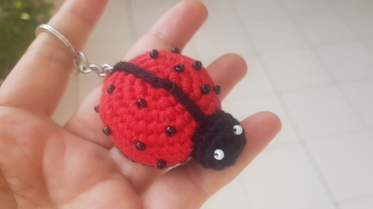 Amigurumi Uğurböceği🐞🐞🐞 anahtarlık yapımı# tığ işi çanta süsü #broş#magnet#buzdolabı süsü