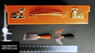 Making A Leather Attache Case- Video Course Preview. Learn the traditional craft of case making