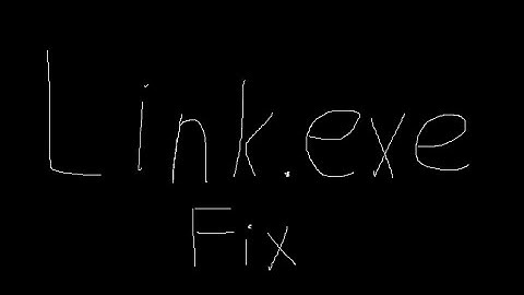 How to fix "link.exe" (Rust)