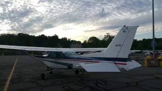 Introductory flight cessna 172 American Flyers Princeton NJ 39n to Morristown NJ mmu