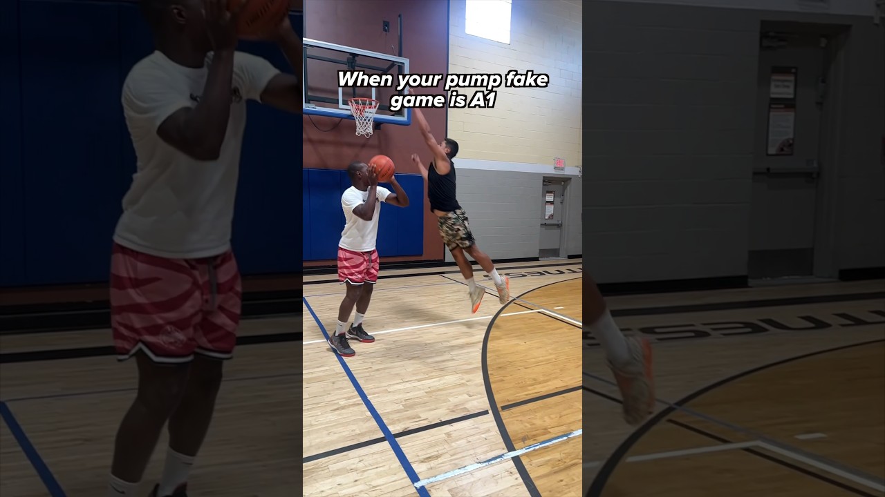 When your pump fake game is A1