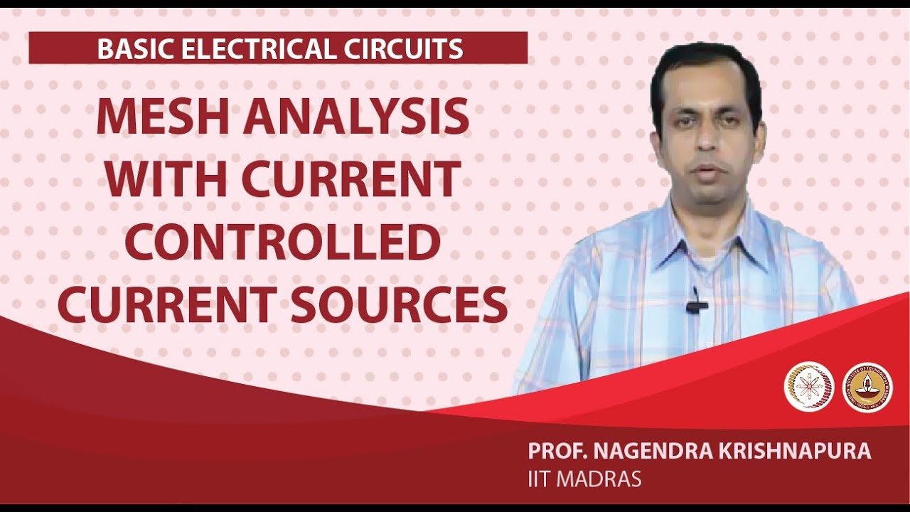 Mesh analysis with current controlled current sources - YouTube