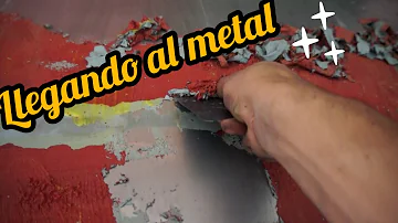 ¿Cómo quitar la pintura de un metal?