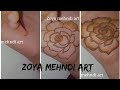 Tattoo mehndi design  front hand  new design zoya mehndi art