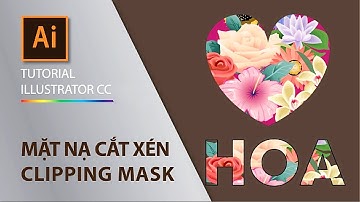 Cách sử dụng mặt nạ Clipping Mask trong illustrator
