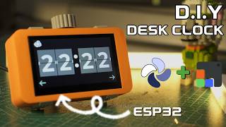 DIY Flip Clock Effect on 4.3" ESP32 LCD – Retro Style Meets Modern Tech - LVGL + EEZ Studio