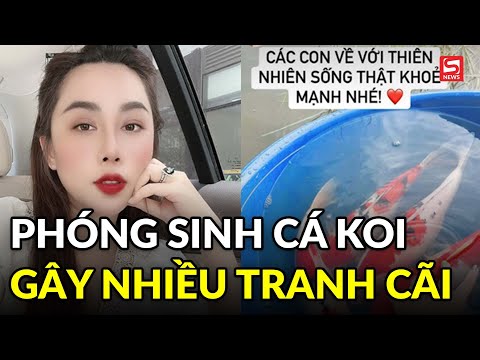 Nhà văn Gào phóng sinh cá Koi gây nhiều tranh cãi