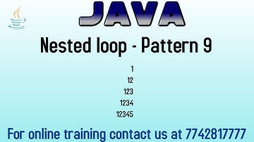 Pattern program in java | Pattern with space in java