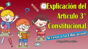 ¿En qué consiste el artículo 3