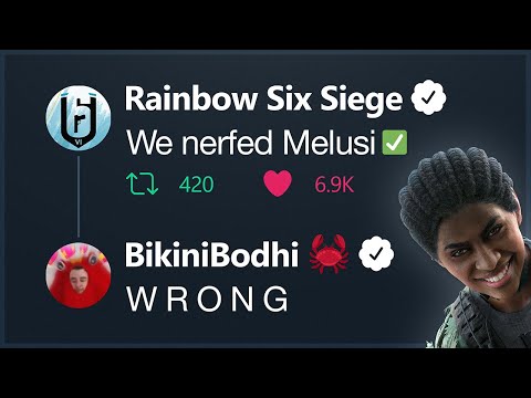 Rainbow Six Siege Tried to Nerf Melusi But It's Actually a *BUFF* 😂