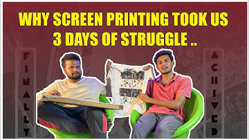 "Learning Screen Printing: 3 Days of Struggles to Get the Perfect Screen!" and this happened 😭.