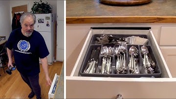 Add full Extension Undermount Drawer Slides to Cheap Center Slide Kitchen Cabinets. Huge Upgrade!
