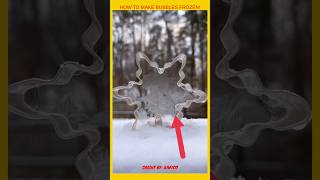 How to make frozen bubbles for kids  #scienceexperiment #experiements #shortvideo