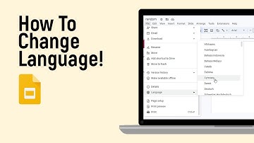 How to Change Language of Google Slide Presentation [easy]