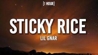 Lil Gnar - Sticky Rice [1 HOUR/Lyrics] "she said she wish there was 2 of me" [TikTok Song]