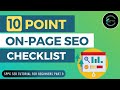 On-Page SEO Tutorial 2020 - My On-Page SEO Checklist - SPPC SEO Tutorial #9
